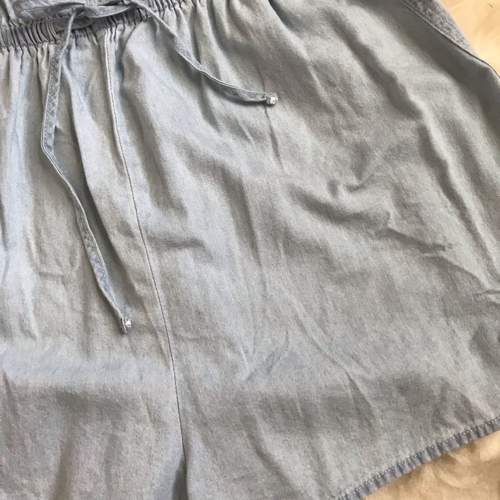 Denim Romper - Picture 2 of 3
